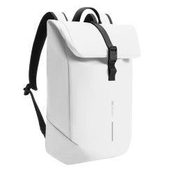 Waterproof Urban Laptop Backpack 16" – White/Grey